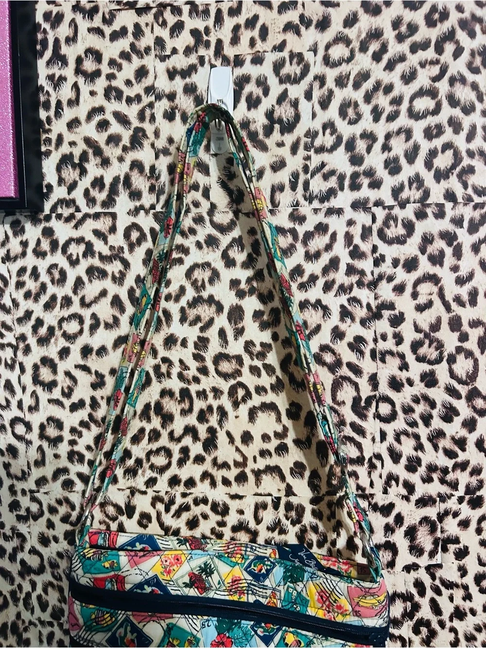 Vera Bradley Quilted Stamp Multi-Color Crossbody Shoulder Bag